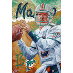 Fear Factor // Dan Marino Original // Oil Painting // Autographed by Marino