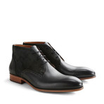 Cedar Shoe // Black + Dark Gray (Euro: 45)