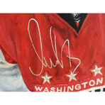 Intimidation // Alex Ovechkin // Original Oil Painting // Autographed by Ovechkin