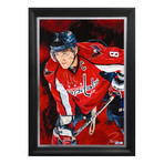 Intimidation // Alex Ovechkin // Original Oil Painting // Autographed by Ovechkin