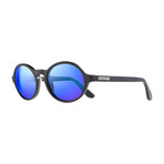 Bailer Polarized Sunglasses // Matte Black Frame + Blue Lens