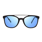 Clayton S Polarized Sunglasses // Black Frame // Blue Water Lens