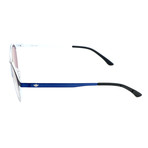 Unisex AOM003N Sunglasses // Blue + White