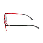 Men's AOM001 Sunglasses // Black + Red