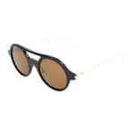 Unisex AOK004 Sunglasses // Black + Gold