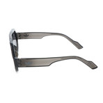 Unisex AOG001 Sunglasses // Semi-Transparent Black