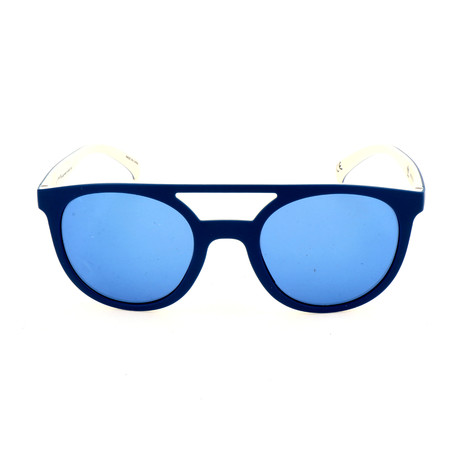 Unisex AOR003 Sunglasses // Dark Blue + White