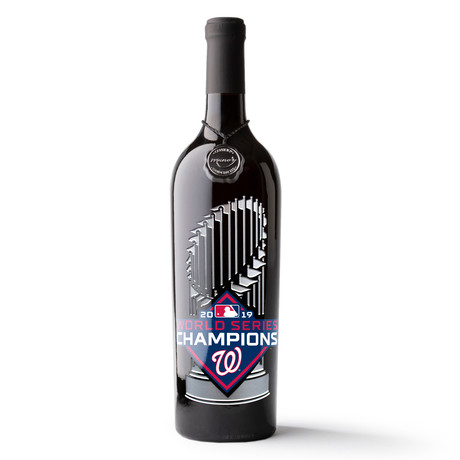 Washington Nationals 2019 World Series™ Champions Etched Wine