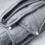 Weighted Blanket + Oeko-TEX Standard Cotton + Premium Glass Beads (15 lbs. // 48"L x 72"W)