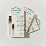 CableLinx Elite Micro Bundle // Dove Gray // Set Of 3
