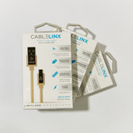 CableLinx Elite Micro Bundle // Gold Dust // Set Of 3