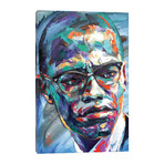 Malcolm X // Natasha Mylius (12"W x 18"H x 0.75"D)