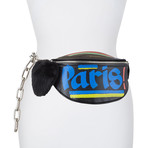 Balenciaga // Souvenir Bag XXS AJ Paris Belt Bag // Black + Multicolor