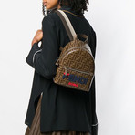 Fendi // Fendimania FF Print Mini Backpack // Brown