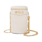 Gucci // Trapuntata Quilted Belt Bag Pouch // White
