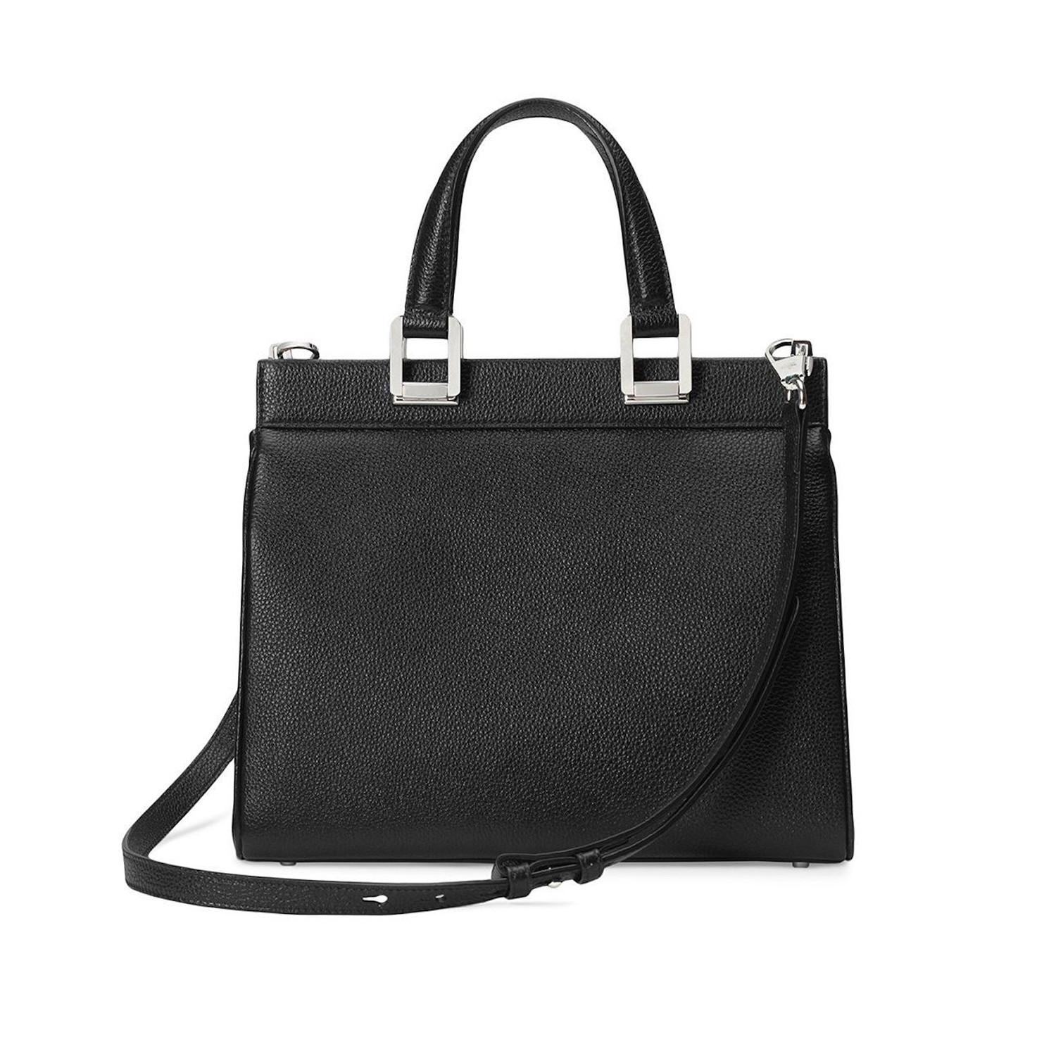 Gucci // Zumi Grainy Leather Small Top Handle Bag // Black - The ...