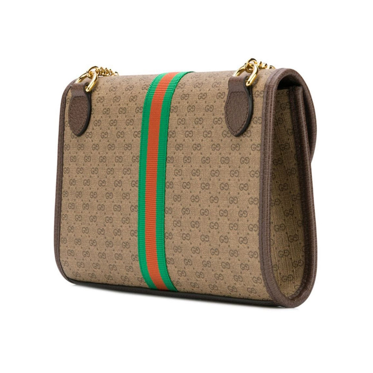 Gucci // Rajah Small Shoulder Bag // Brown + Multicolor - The Designer Collection - Touch of Modern