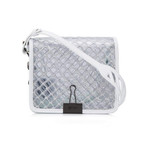 OFF-White // PVC Net Flap Bag // White + Clear