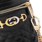 Gucci // Trapuntata Quilted Belt Bag Pouch // Black