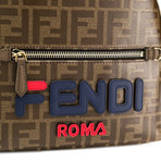 Fendi // Fendimania FF Print Mini Backpack // Brown