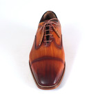 Woodgrain Derby Shoe // Brown (Euro: 43)