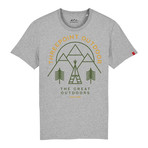 Great Outdoors T-Shirt // Gray Heather (2XL)