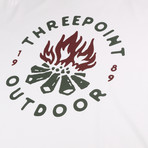 Camp Fire T-Shirt // White (3XL)