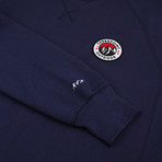 Badge Crewneck Sweatshirt // Navy (L)