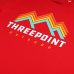 Retro Logo T-Shirt // Red (XL)