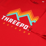Retro Logo T-Shirt // Red (2XL)