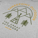 Great Outdoors T-Shirt // Gray Heather (L)