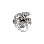 Annamaria Cammilli Orchidea 18k White Gold Diamond Ring // Ring Size: 7.25