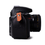 Leather Camera Clutch Strap (Black)