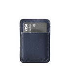 Classic Leather Card Holder // 3 Pocket (Black)
