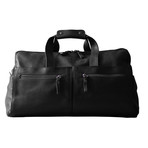 Leather Weekender Bag (Black)