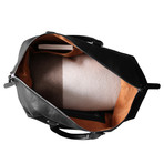 Leather Shopper Bag (Black)