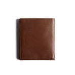 Leather Bifold Wallet With RFID Protection (Burgundy)