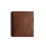 Leather Bifold Wallet With RFID Protection (Burgundy)