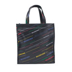 Balenciaga // Calfskin Leather Market Shopper Tote Handbag V2 // Black