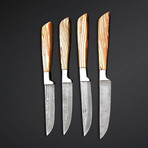 Kraken Olive Steak Knives // Set of 4