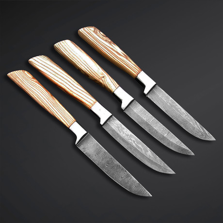 Kraken Olive Steak Knives // Set of 4