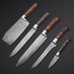 Pasmar Wood Professional Knives // Set of 5