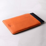 Slim Leather Tablet Sleeve (Black)
