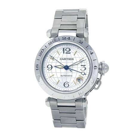 Cartier Pasha GMT Automatic // W31029M7 // Pre-Owned