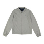 Wool Coach Jacket // Stone Gray (XL)