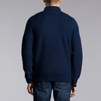 Blanda Roll Neck Sweater // Navy (M)