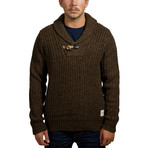 Boreal Shawl Collar Sweater // Sandstorm (M)