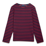 Meridien Moderne Breton Shirt // Unisex // Navy + Red (3XL)