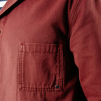 Sirocco Workwear French Chore Jacket // Unisex Fit // Rust (L)