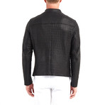 Clair Blouson Leather Jacket // Black (3XL)